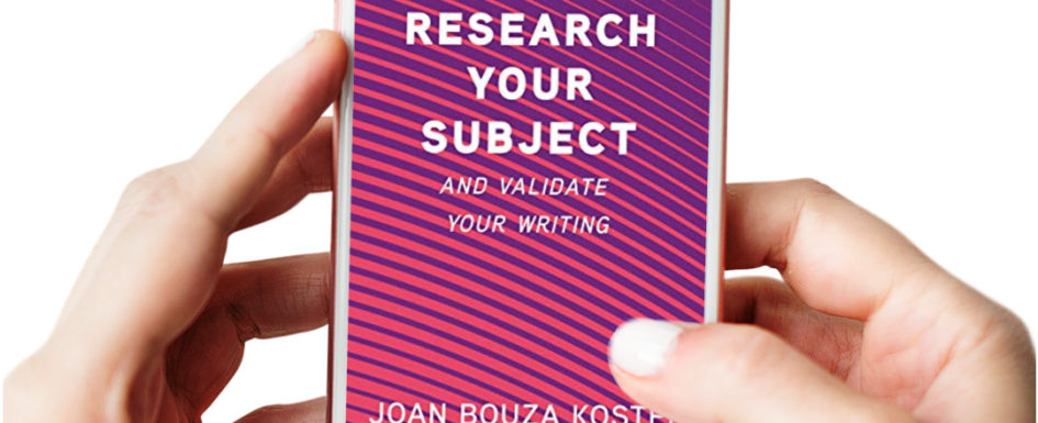 Research Your Subject